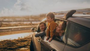 car insurance with a family in car
