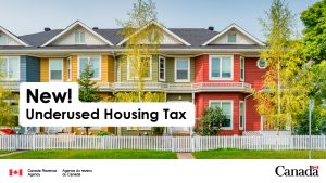 Underused Housing Tax